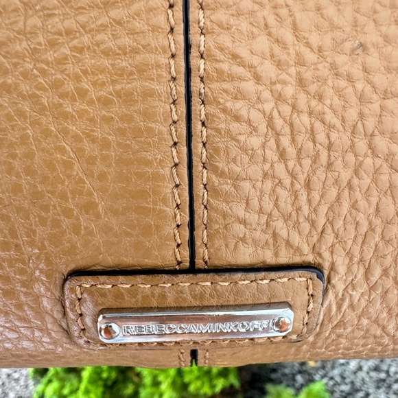 Rebecca Minkoff Tan Pebbled Leather Tote Bag - Picture 6 of 15